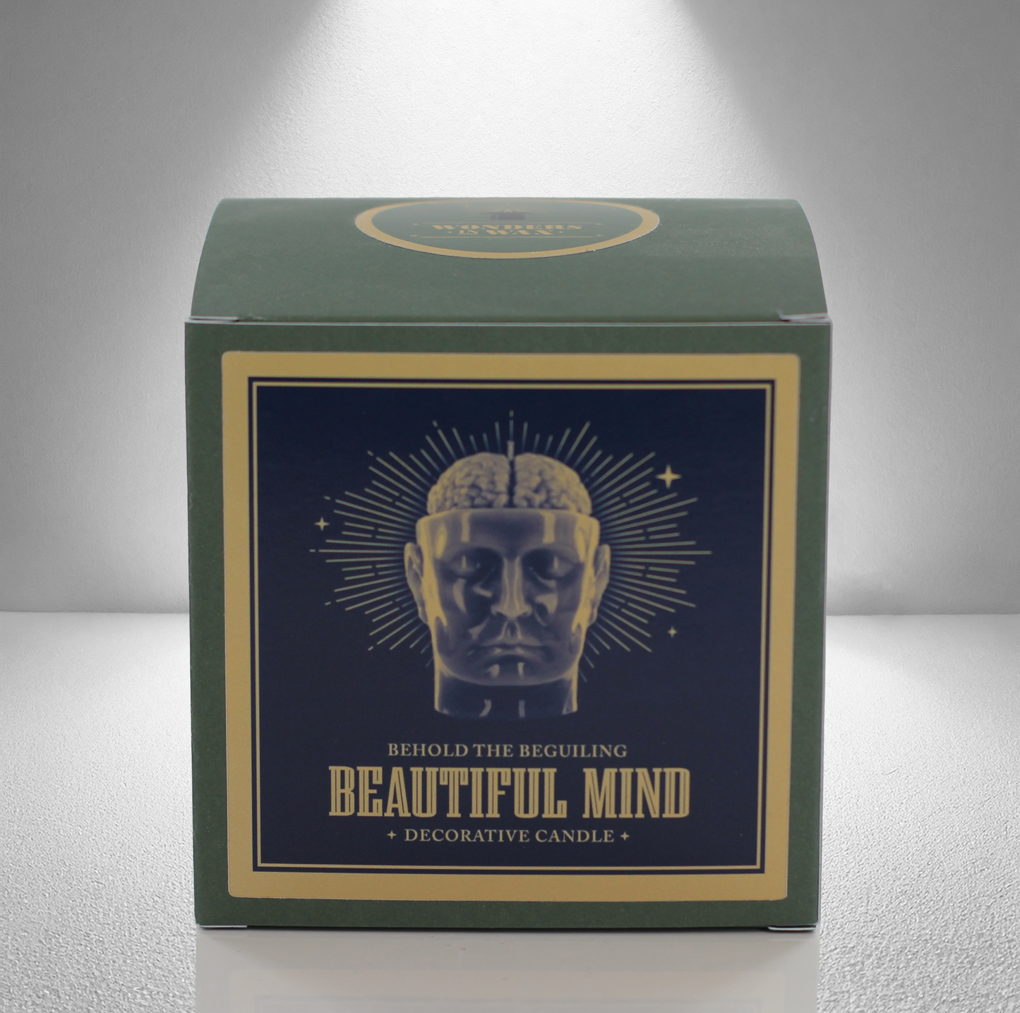 'A Beautiful Mind' Miniature Candle- Soy - wondersinwax