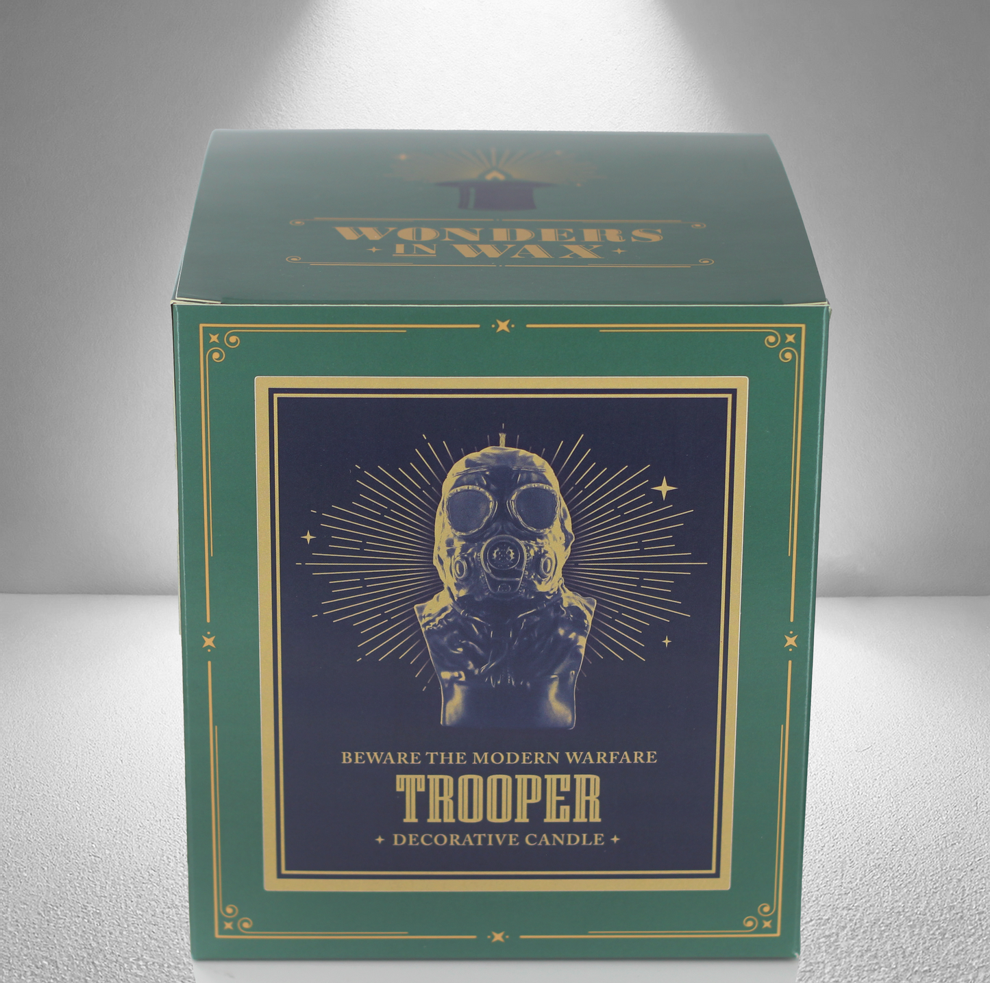 ‘Trooper’ Candle- Gunmetal Grey - wondersinwax