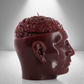 'A Beautiful Mind’ Candle- Dark Red - wondersinwax