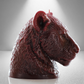 'Africa’ Lioness Candle- Dark Red - wondersinwax