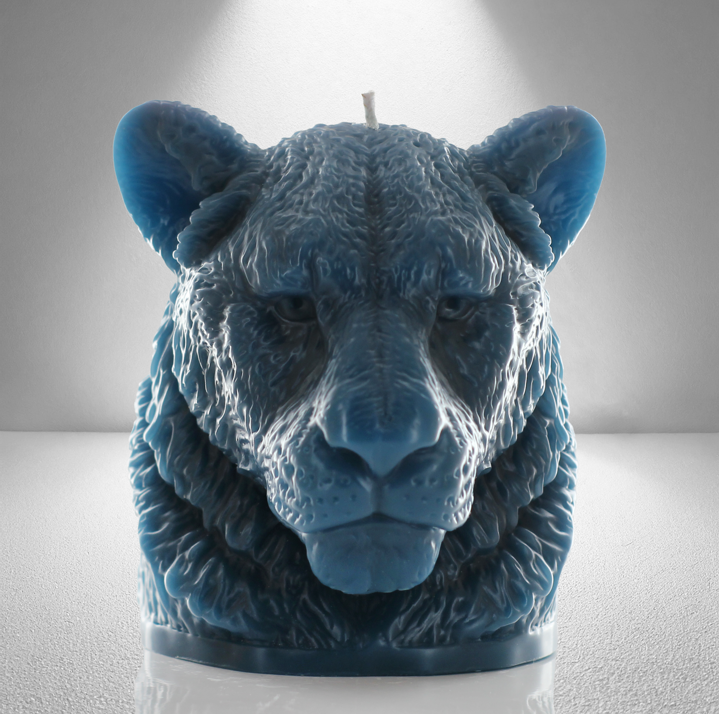 'Africa’ Lioness Candle- Teal