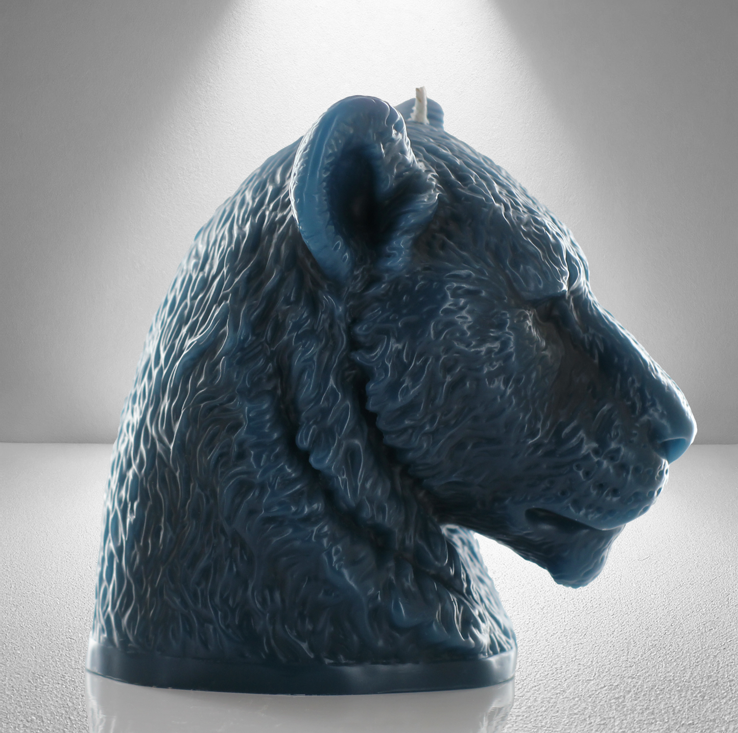 'Africa’ Lioness Candle- Teal