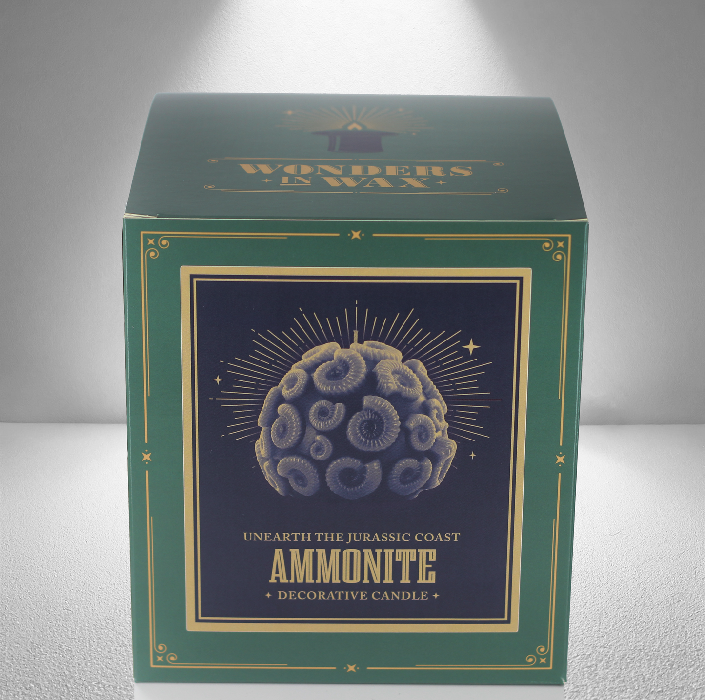 'Ammonite' Candle- Xanadu Grey