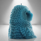 'Athena’ Snow Owl Candle- Aquamarine - wondersinwax