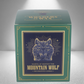 ‘Destiny’ Mountain Wolf Candle- Dark Grey - wondersinwax
