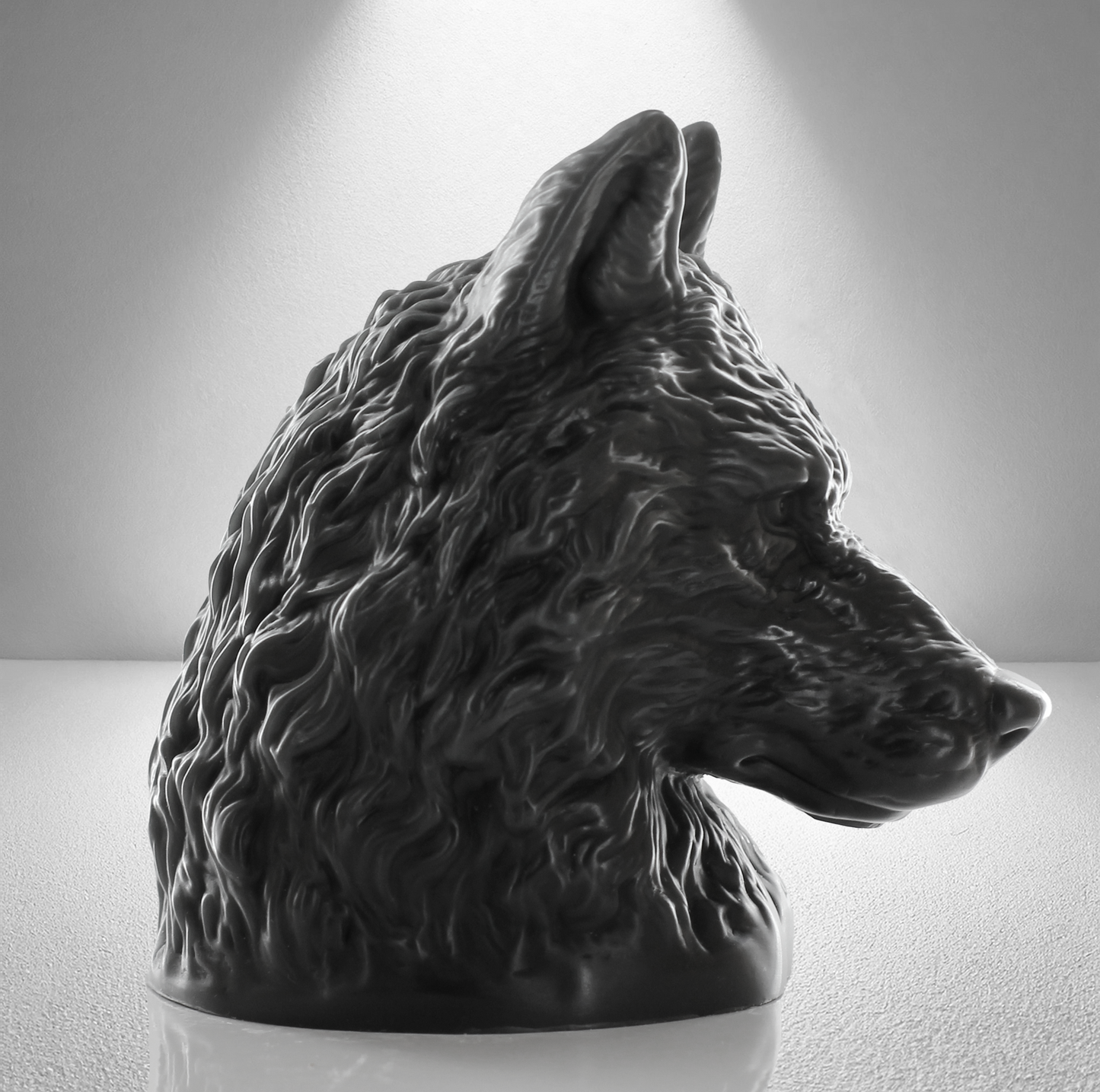 ‘Destiny’ Mountain Wolf Candle- Dark Grey