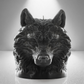‘Destiny’ Mountain Wolf Candle- Dark Grey - wondersinwax
