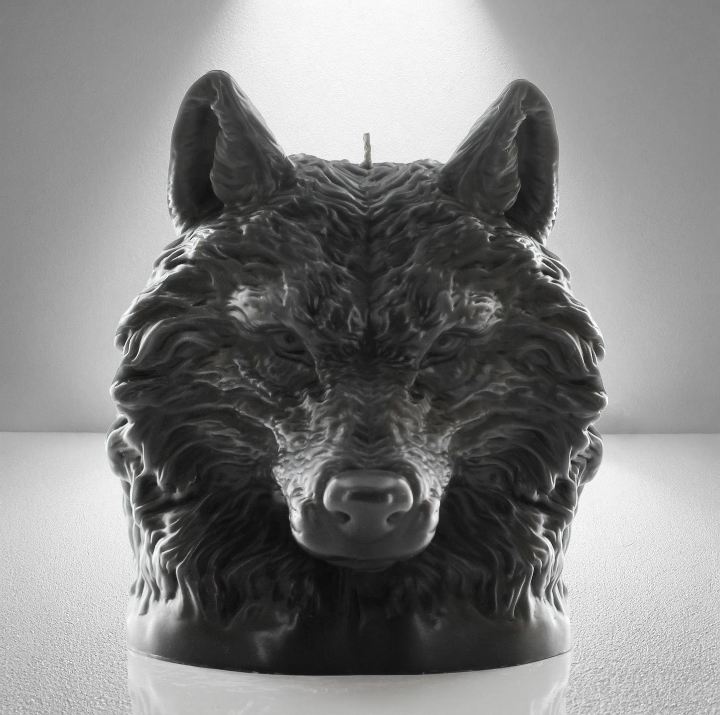 ‘Destiny’ Mountain Wolf Candle- Dark Grey