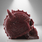 'Folklore’ Skull Candle- Dark Red - wondersinwax