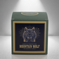 'Destiny' Wolf Miniature Candle- Grey - wondersinwax