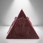 'New Kingdom' Pyramid Candle- Dark Red - wondersinwax