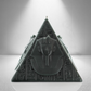 'New Kingdom' Pyramid Candle- Xanadu Grey - wondersinwax