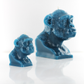 'Akira' Chimpanzee Miniature Candle- Teal