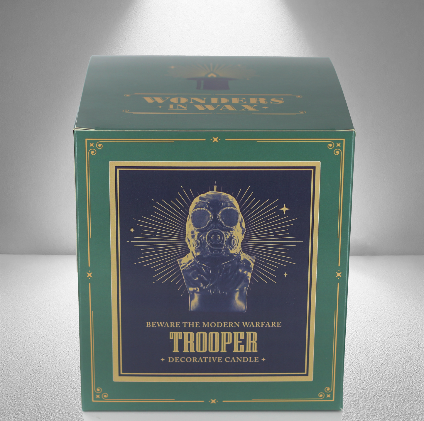 ‘Trooper’ Candle- Gunmetal Grey