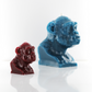 'Akira' Chimpanzee Miniature Candle- Dark Red - wondersinwax